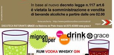 GRACE-nuovo orario di apertura ore 23,30-